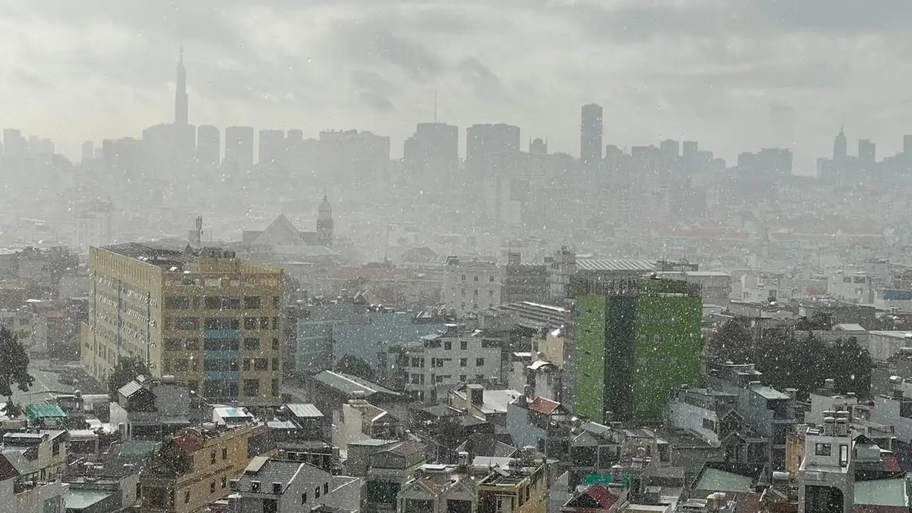 هو تشي منه تتعرض لأمطار صباحية وفي دلتا نهر ميكونغ تصل إلى 160 ملم